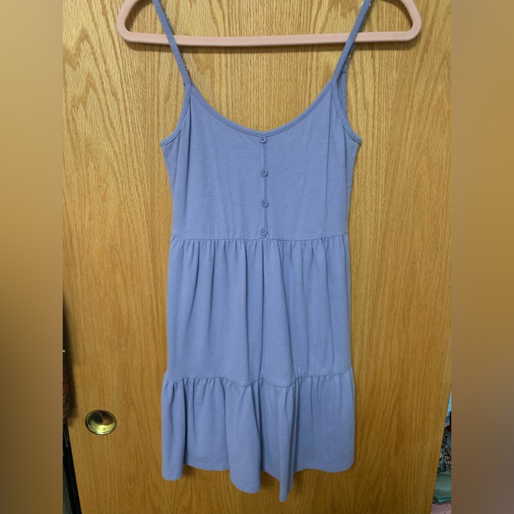 Purple baby doll dress